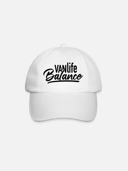 VANlifeBalance - Baseball Cap - white/white
