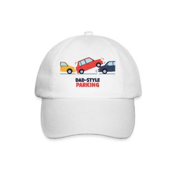 Stationnement style papa - Casquette classique - blanc/blanc - Devant