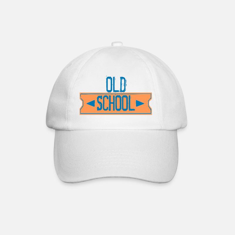 old school - Casquette classique - blanc/blanc