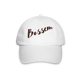 BOSSEM – Brüsseler Marollien T-Shirt - Baseballkappe - Weiß/Weiß - Vorne