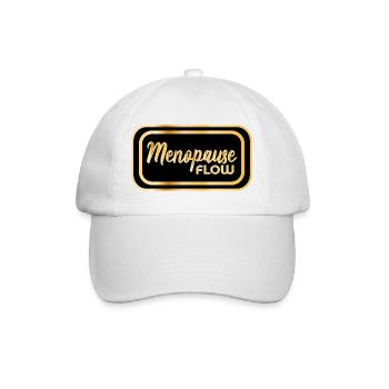 MENOPAUSE WECHSELJAHRE FRAUEN - Baseballkappe - Weiß/Weiß - Vorne