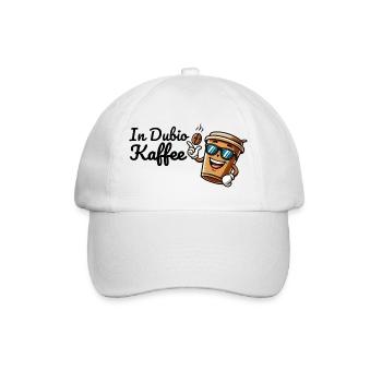 In Dubio Coffee – Coffee Shirt for Coffee Lovers - Baseball Cap - white/white - Front