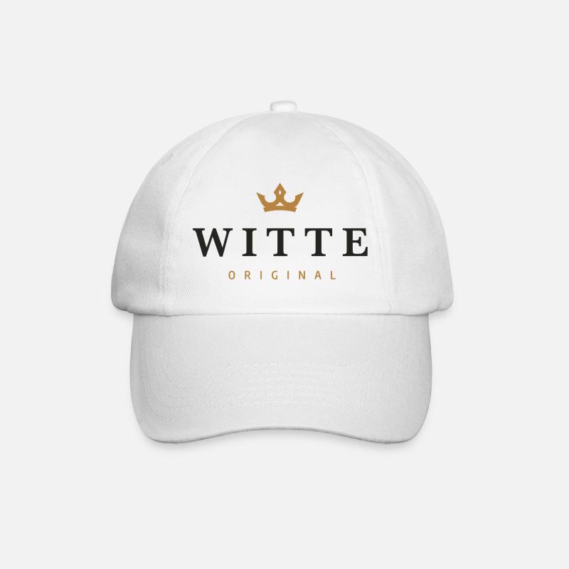 Witte Original Familienlogo - Baseballkappe - Weiß/Weiß
