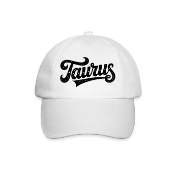 Widder - Sternzeichen Design - Baseballkappe - Weiß/Weiß - Vorne