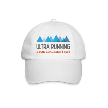 Ultra Running - A Little Ver Couldn't Hurt - Baseball Cap - white/white - Front