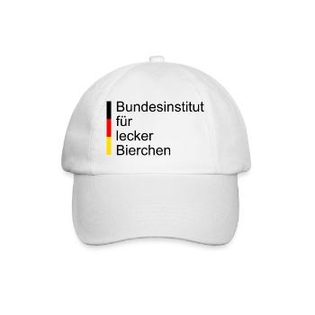 Federal Institute for Delicious Beers - Baseball Cap - white/white - Front