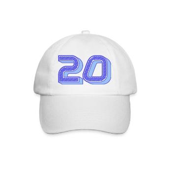 20. 20th ANNIVERSARY. 20 YEARS ANNIVERSARY. 20 YEARS. - Baseball Cap - white/white - Front