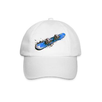 planche à neige - Casquette classique - blanc/blanc - Devant