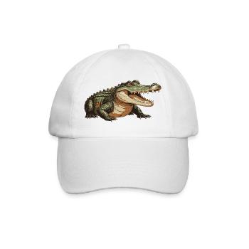 Crocodile2 - Casquette classique - blanc/blanc - Devant