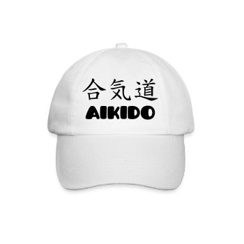 Aïkido - Art Martial - Aïkidoka - Casquette classique - blanc/blanc - Devant
