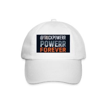 Truck Power Forever Distressed - Baseball Cap - white/white - Front
