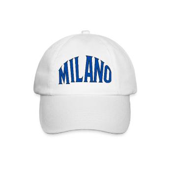 Milano - Baseballkappe - Weiß/Weiß - Vorne
