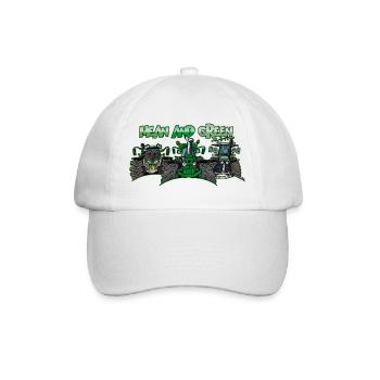 MeanAndGreenDifferentTractors - Baseball Cap - white/white - Front