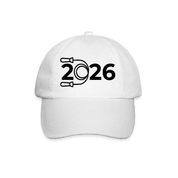 Seilspringen Sport 2026 - Baseballkappe - Weiß/Weiß - Vorne