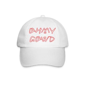 OHMY_GOWD - Baseball Cap - white/white - Front