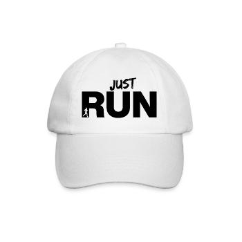 JUST RUN, RUN NOW! RESOLUTION JOGGING FITNESS FIT - Baseball Cap - white/white - Front