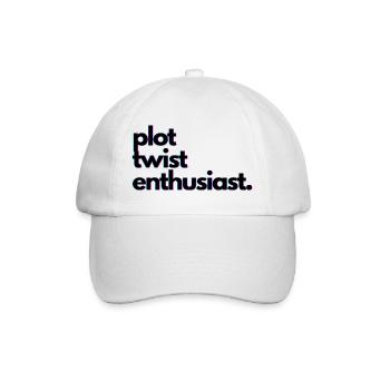 Plot_twist_enthusiast - Casquette classique - blanc/blanc - Devant