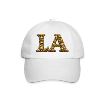Golden Skull LA - Baseball Cap - white/white - Front