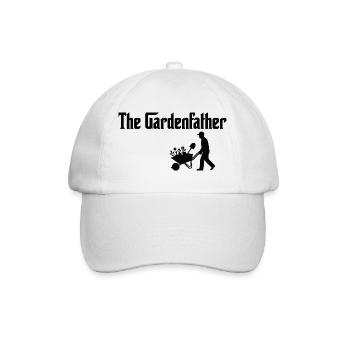 The Gardenfather – Der Pate des Gartens - Baseballkappe - Weiß/Weiß - Vorne