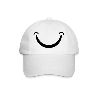 Smile - Baseball Cap - white/white - Front