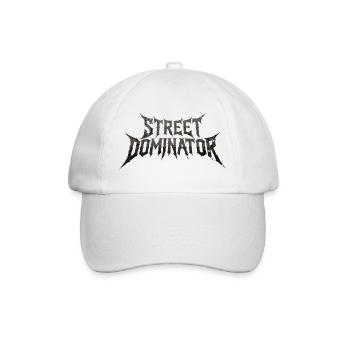 Street Dominator Performance Tuning Style - Baseballkappe - Weiß/Weiß - Vorne