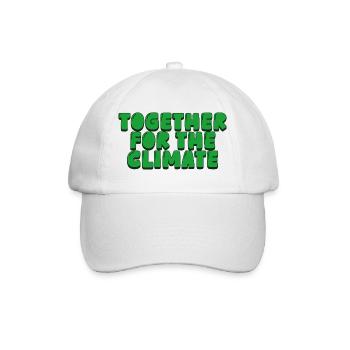 Together for the Climate - Baseball Cap - white/white - Front