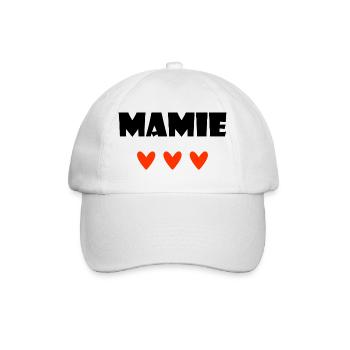 OMA. MAMA. OMA. MUTTERTAG - Baseballkappe - Weiß/Weiß - Vorne