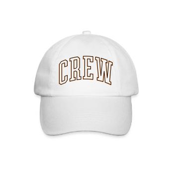 Crew Outline - Baseball Cap - white/white - Front