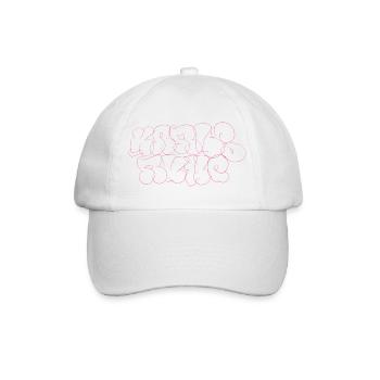 Karlsruhe Throw-up Bubble Style Street Art Souvenir - Baseball Cap - white/white - Front