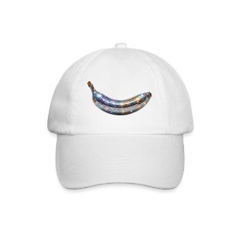 Disco Banana - Baseball Cap - white/white - Front
