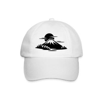 Mount Fuji - Baseball Cap - white/white - Front