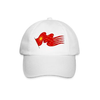 Oriflamme - Sun on Fire Flag - Baseball Cap - white/white - Front
