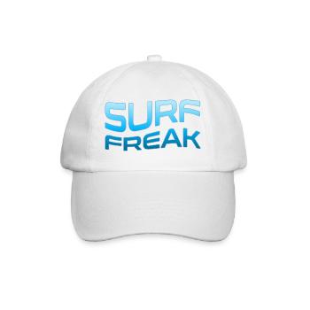 Style des vagues bleues Surf Freak - Casquette classique - blanc/blanc - Devant