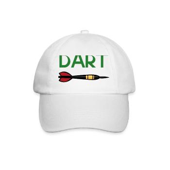 DART Target Arrow Design - Baseball Cap - white/white - Front
