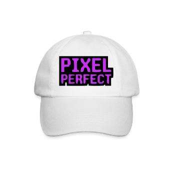 Pixel Perfect Lettering Gamer - Baseball Cap - white/white - Front