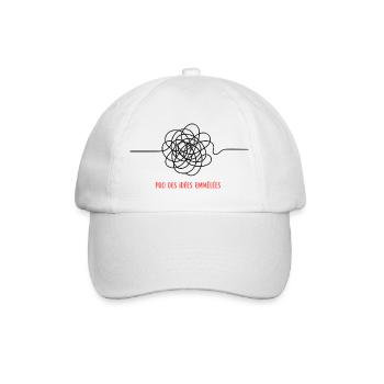PRO DES IDEES EMMELEES - Casquette classique - blanc/blanc - Devant