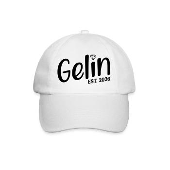 Mariage turc 2026 Gelin - Casquette classique - blanc/blanc - Devant