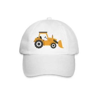 Bêcheur - Casquette classique - blanc/blanc - Devant