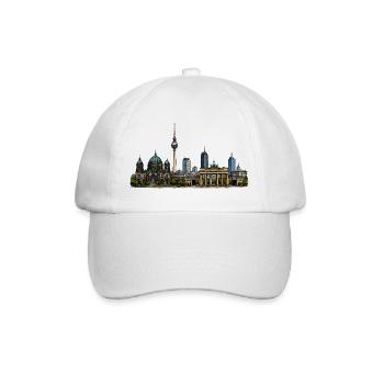 Illustration de la silhouette de Berlin - Casquette classique - blanc/blanc - Devant