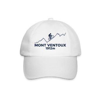 Mont Ventoux Elevation Profile Tee - Baseball Cap - white/white - Front