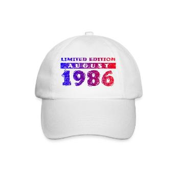 40e anniversaire Édition limitée 08/1986 - Casquette classique - blanc/blanc - Devant