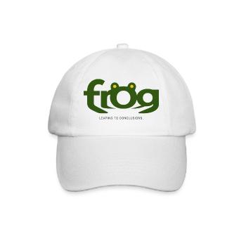 FROG – Tirer directement des conclusions - Casquette classique - blanc/blanc - Devant