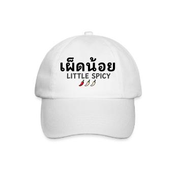 Little Spicy – Thai Food Lover - Baseball Cap - white/white - Front