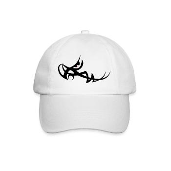 AEOM_-_black - Baseball Cap - white/white - Front
