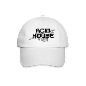 Acid Haus - Baseballkappe - Weiß/Weiß - Vorne