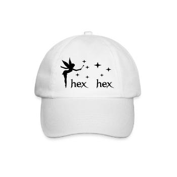 hex hex elfe - Baseballkappe - Weiß/Weiß - Vorne