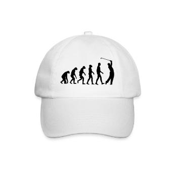 Golf Evolution Golfing - Baseballkappe - Weiß/Weiß - Vorne