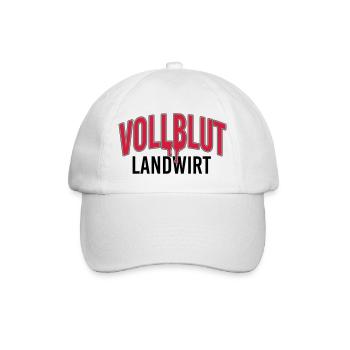 Vollblut Landwirt - Baseballkappe - Weiß/Weiß - Vorne