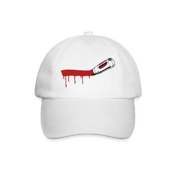 Marker Swoosh - Baseballkappe - Weiß/Weiß - Vorne