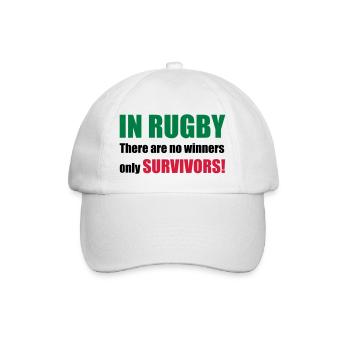 rugby - Baseball Cap - white/white - Front